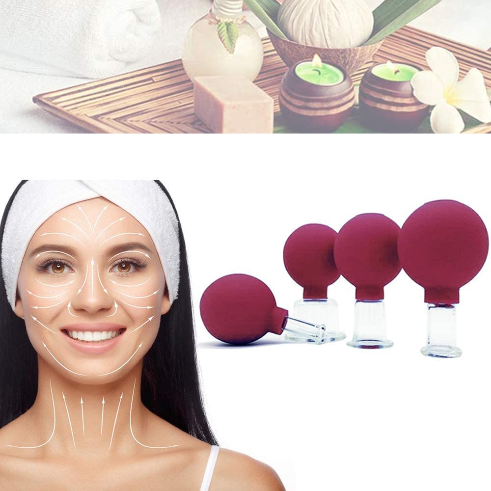Facial cupping glow tool(pack of 2)-(MV-121)