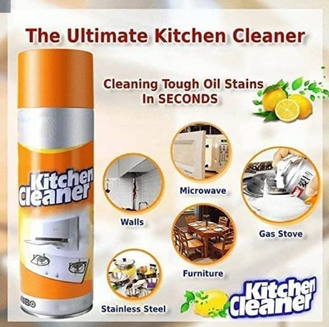 Multipurpose Bubble Foam Cleaner Kitchen Cleaner Spray
