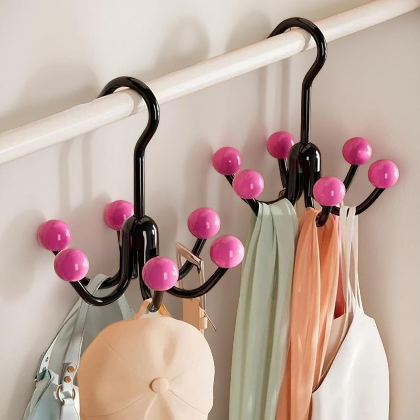 Multi-Functional V-Shaped Double Sided Hanger Storage Rack (MV-115)
