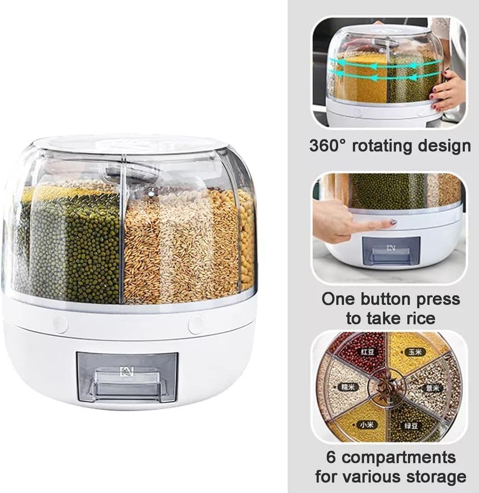 Grid Rotating Food Dispenser
