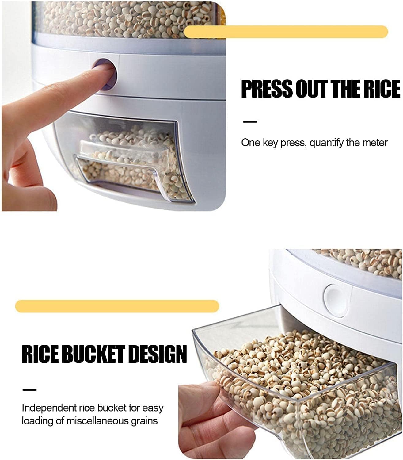 Grid Rotating Food Dispenser