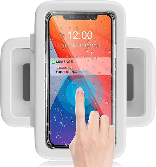 Waterproof Shower Phone Holder-360° Rotation Case, High Sensitivity