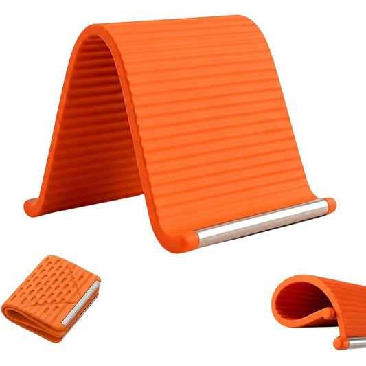 Portable Foldable Silicone Aluminum Phone Holder (MV-143)