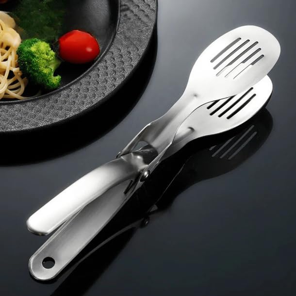 Multi-Purpose Stainless Steel Food Tong Clip (MV-129)