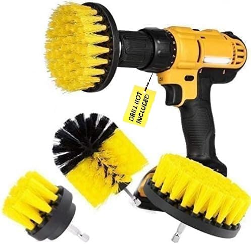 Drill Scrubber Brush Cleaning Kit (4pcs) (MV-114)