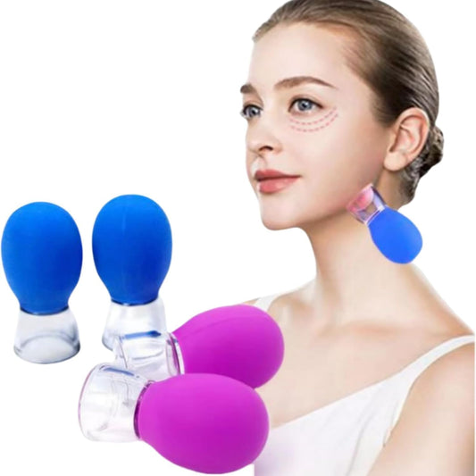 Facial cupping glow tool(pack of 2)-(MV-121)