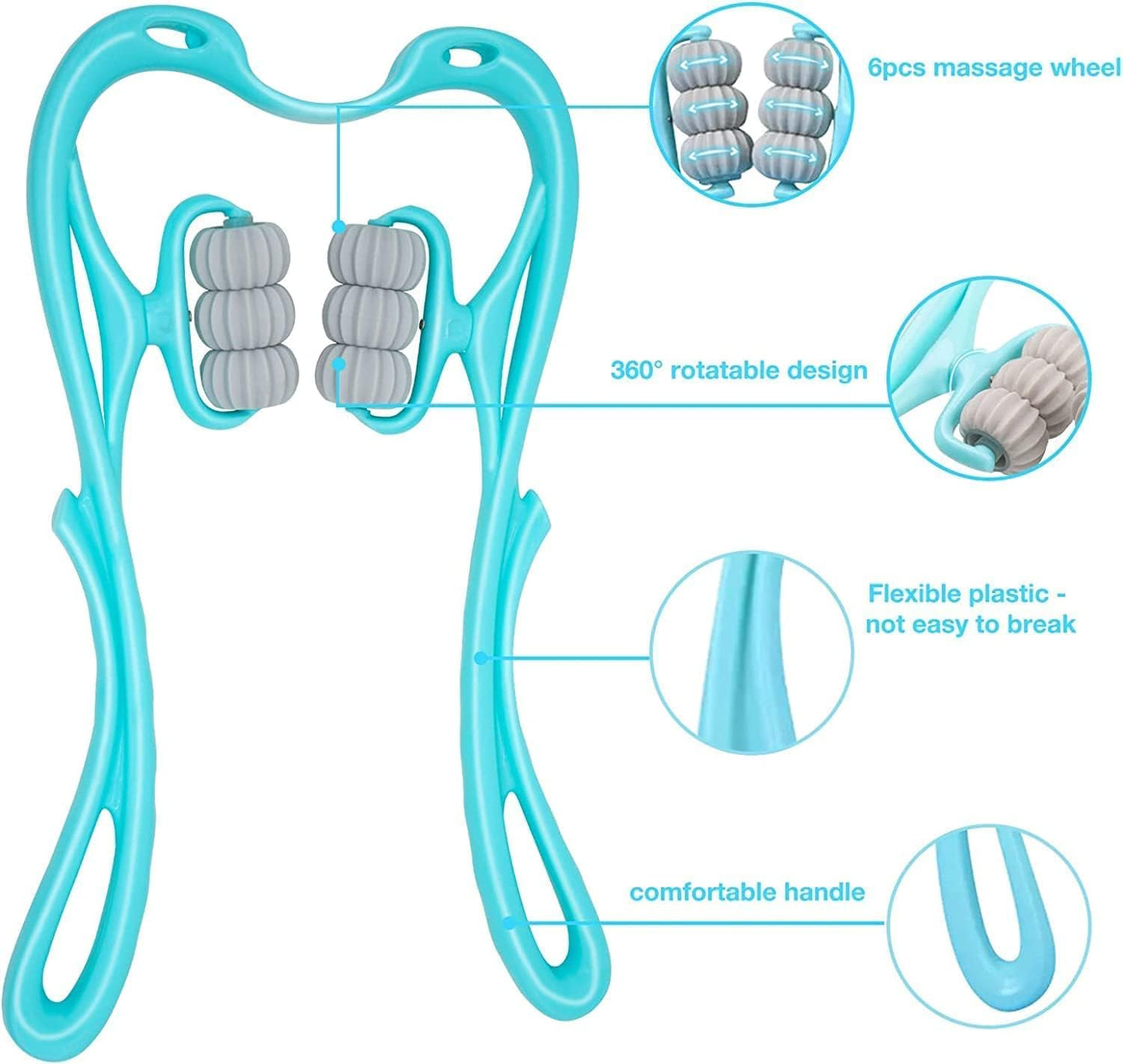 Neck and Shoulder Roller Massager (MV-127)