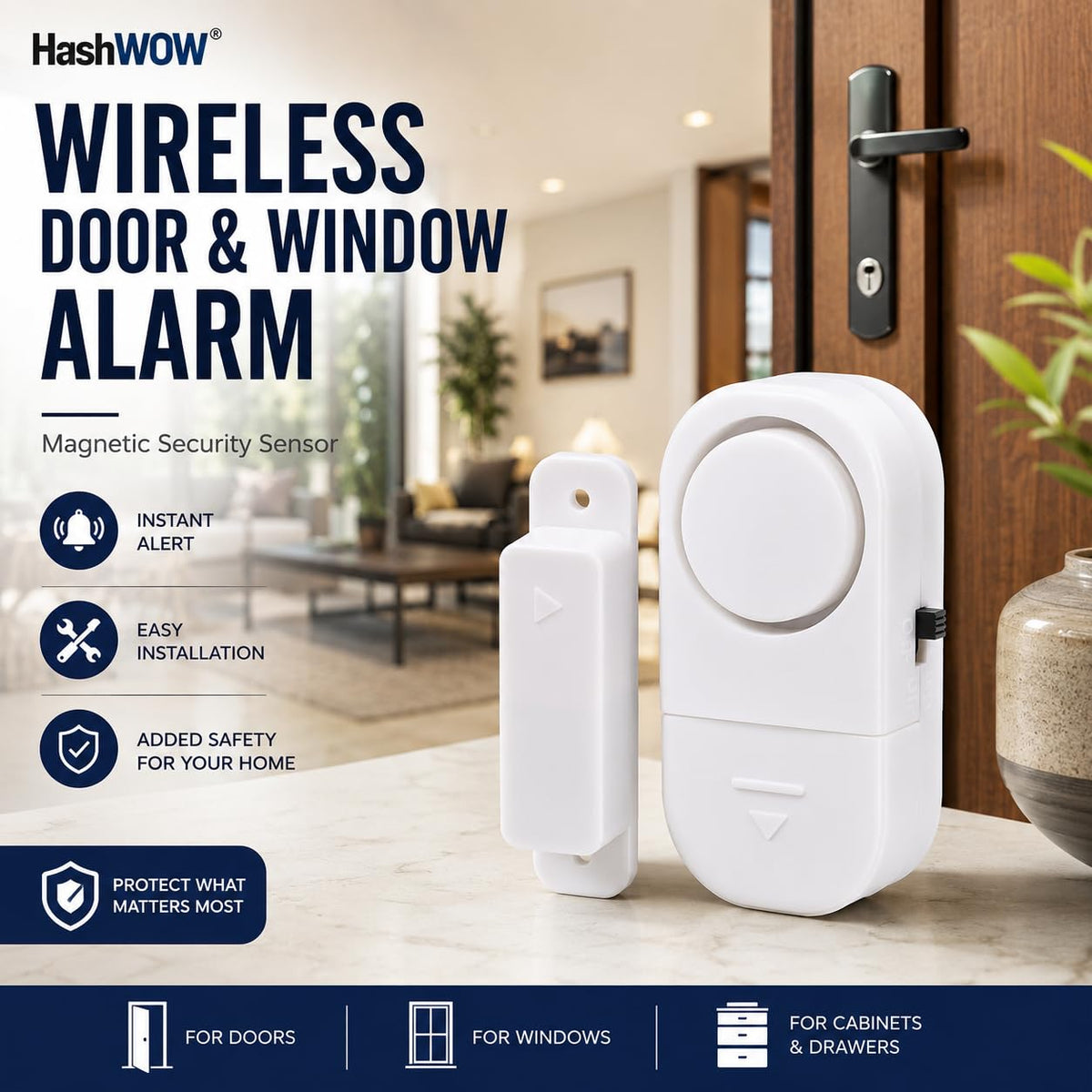 Wireless Door Alarm for Home (MV-162)
