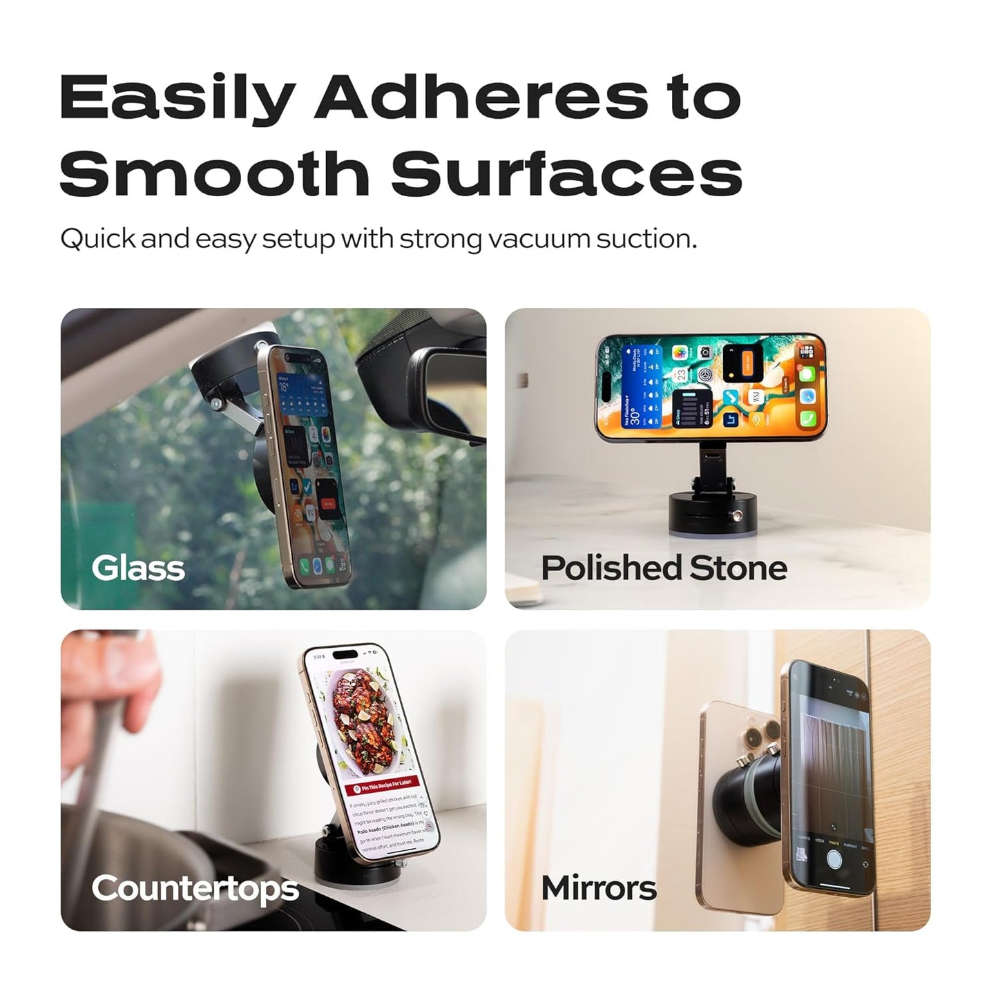 Hyper Mount Vacuum Magnetic Phone Mount