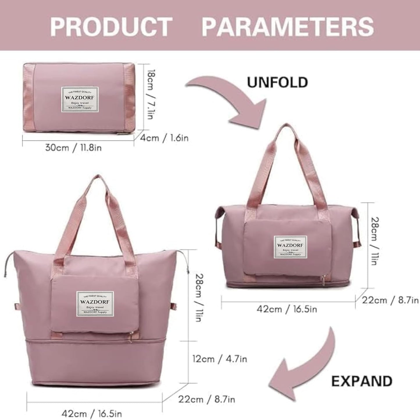 Expandable Travel Bags for Women