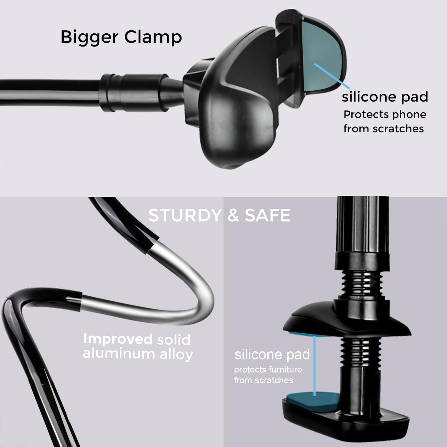 Phone Holder for Bed Desk (MV-125)