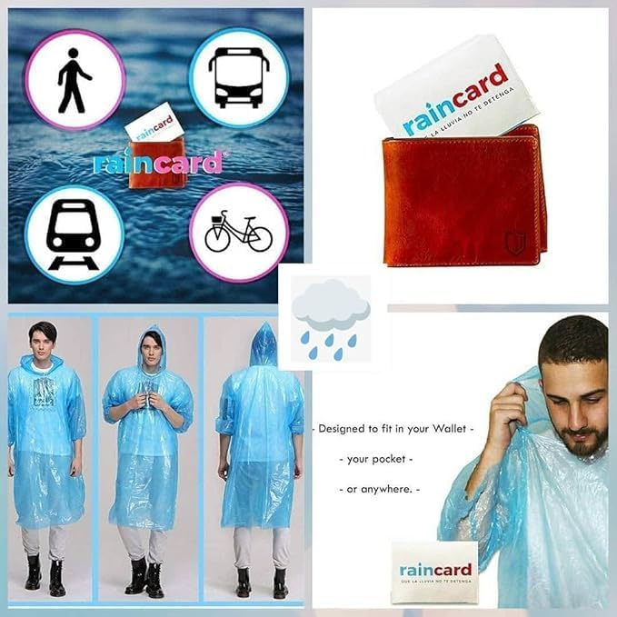 Pocket Size Disposable Raincard