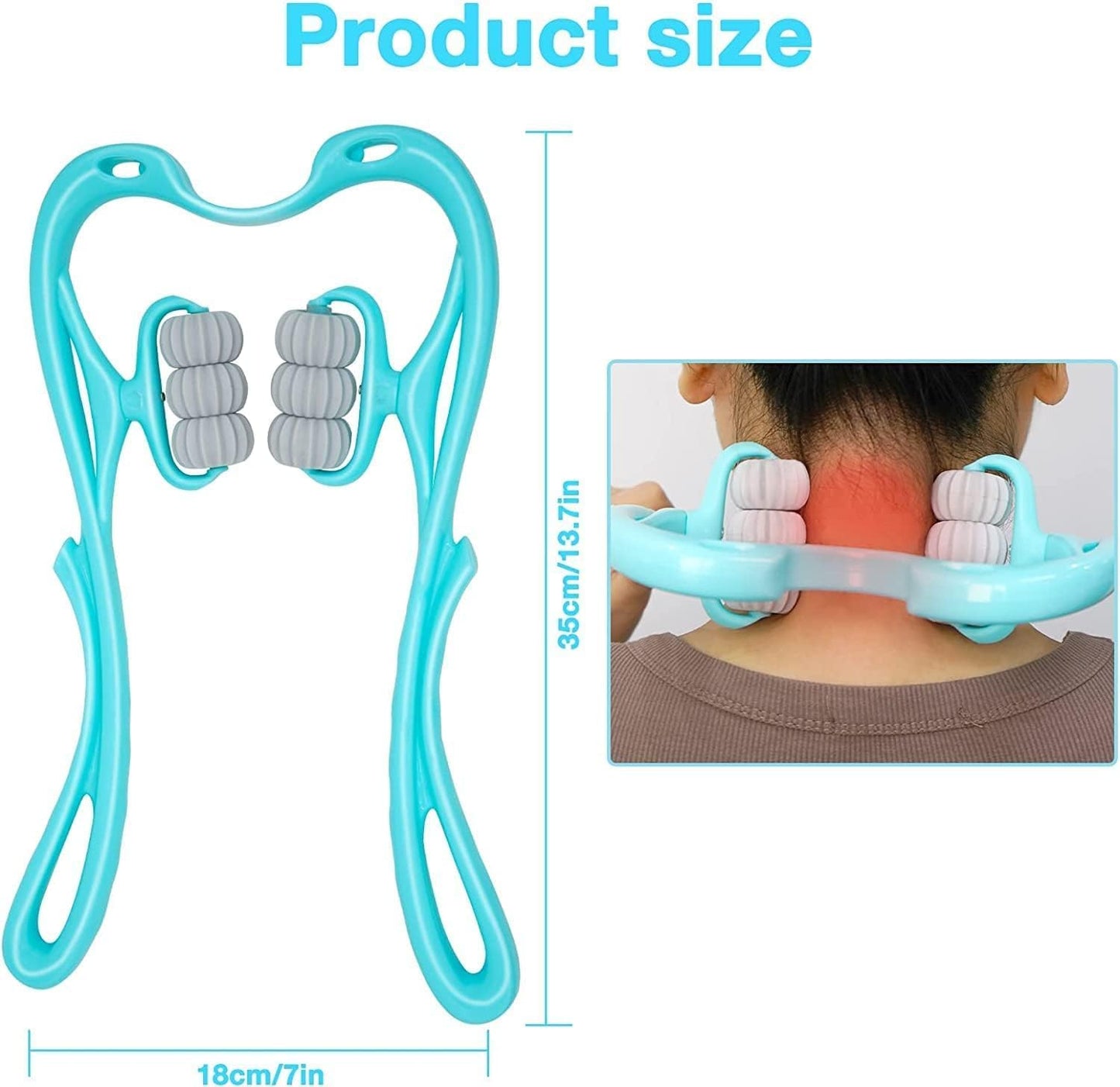 Neck and Shoulder Roller Massager (MV-127)