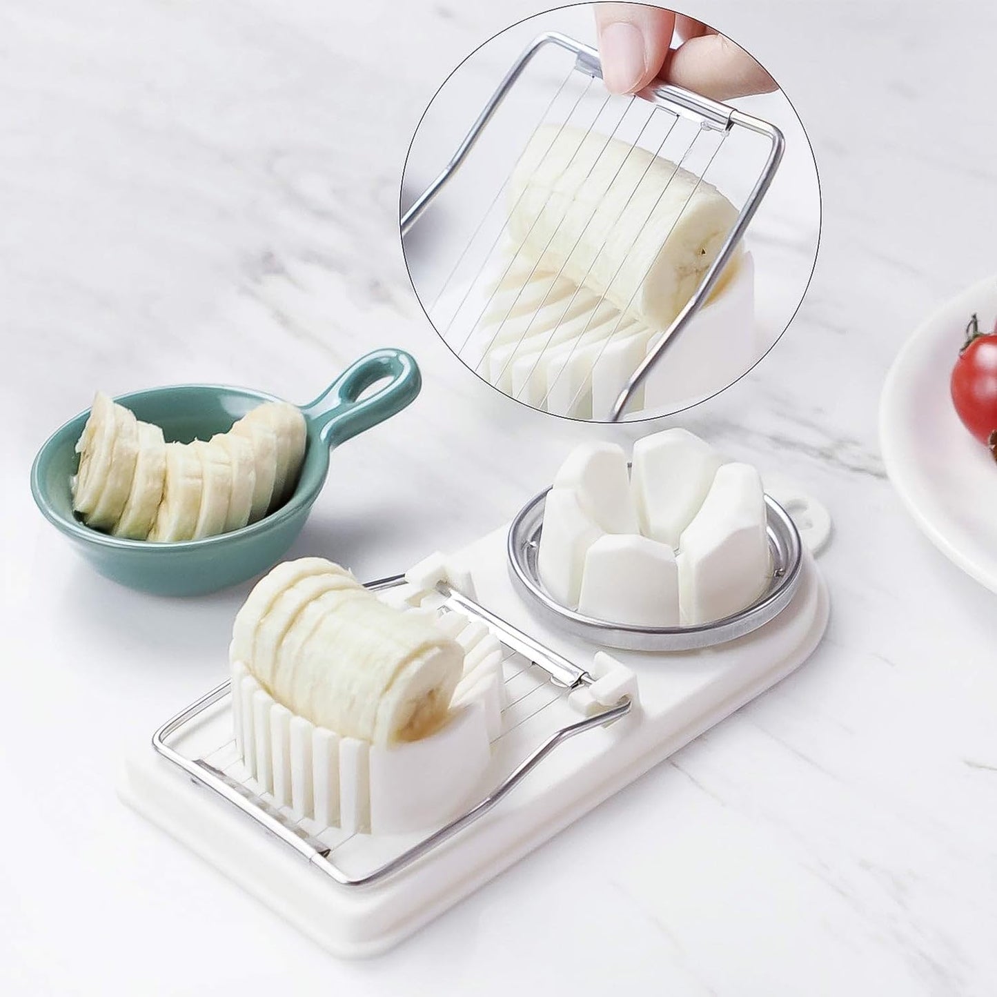 2-in-1 Egg Slicer and Cutter