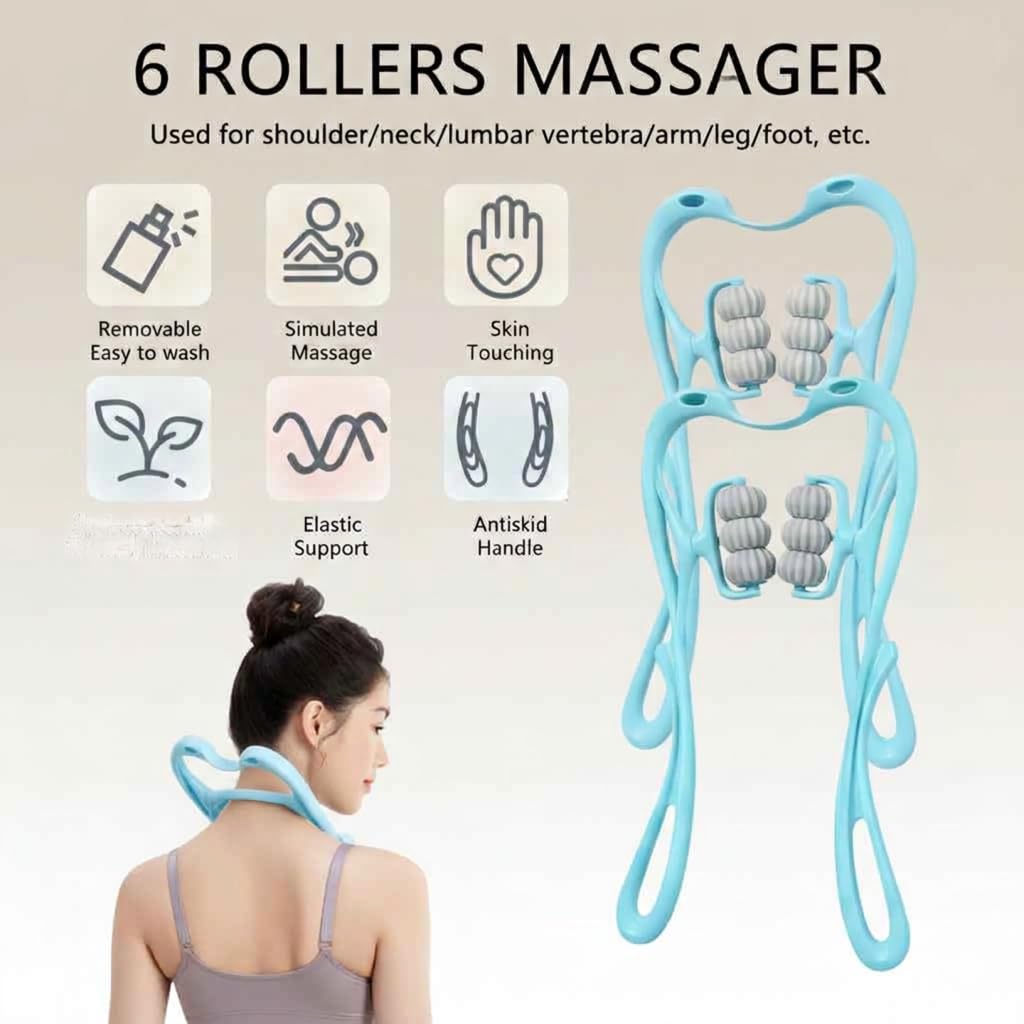 Neck and Shoulder Roller Massager (MV-127)
