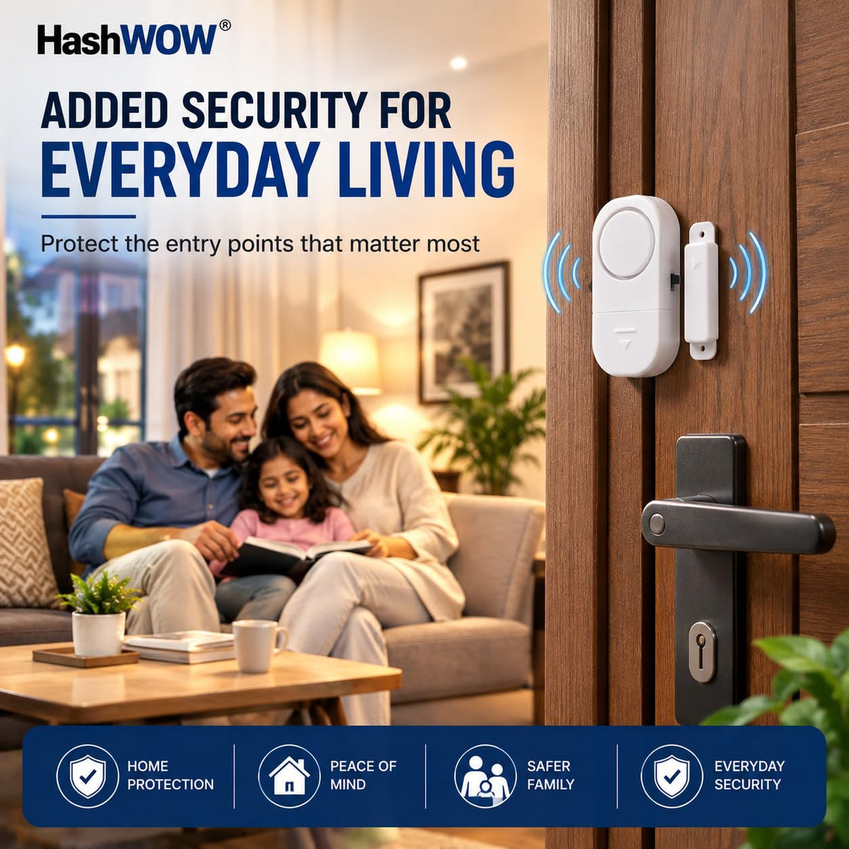 Wireless Door Alarm for Home (MV-162)