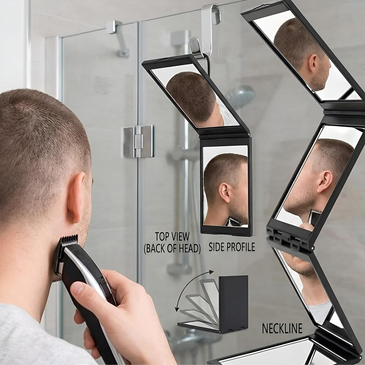 4 Way Mirror for Self Hair Cutting & Makeup (MV-144)