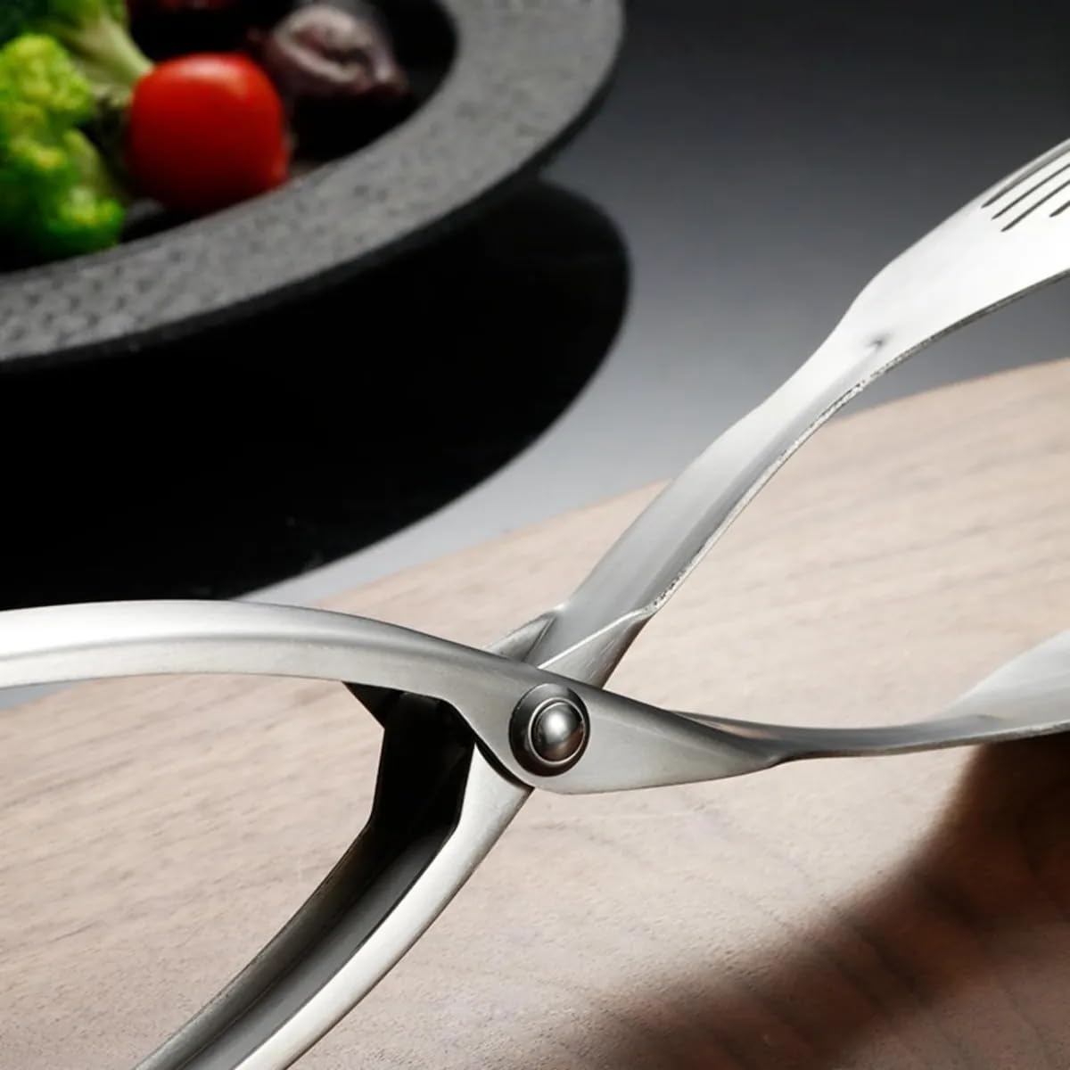Multi-Purpose Stainless Steel Food Tong Clip (MV-129)