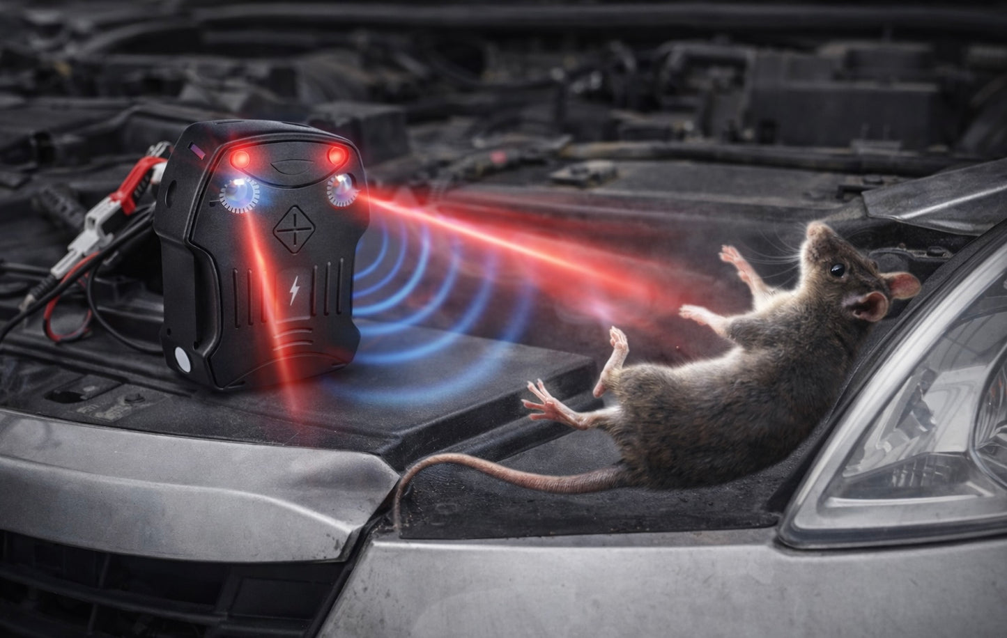 Car Rat Repeller Ultrasonic Device | Protect Engine & Wires