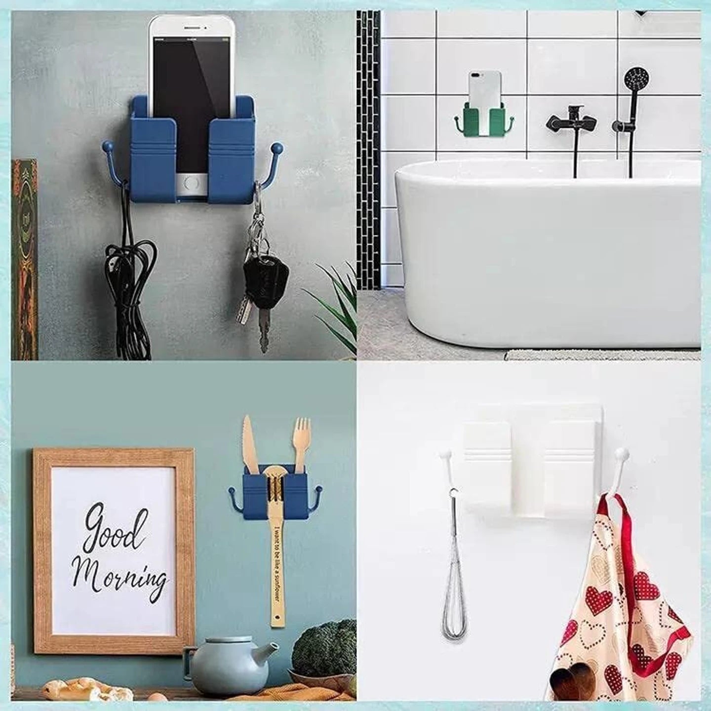 Wall Mounted Phone holder-(pack of 4)