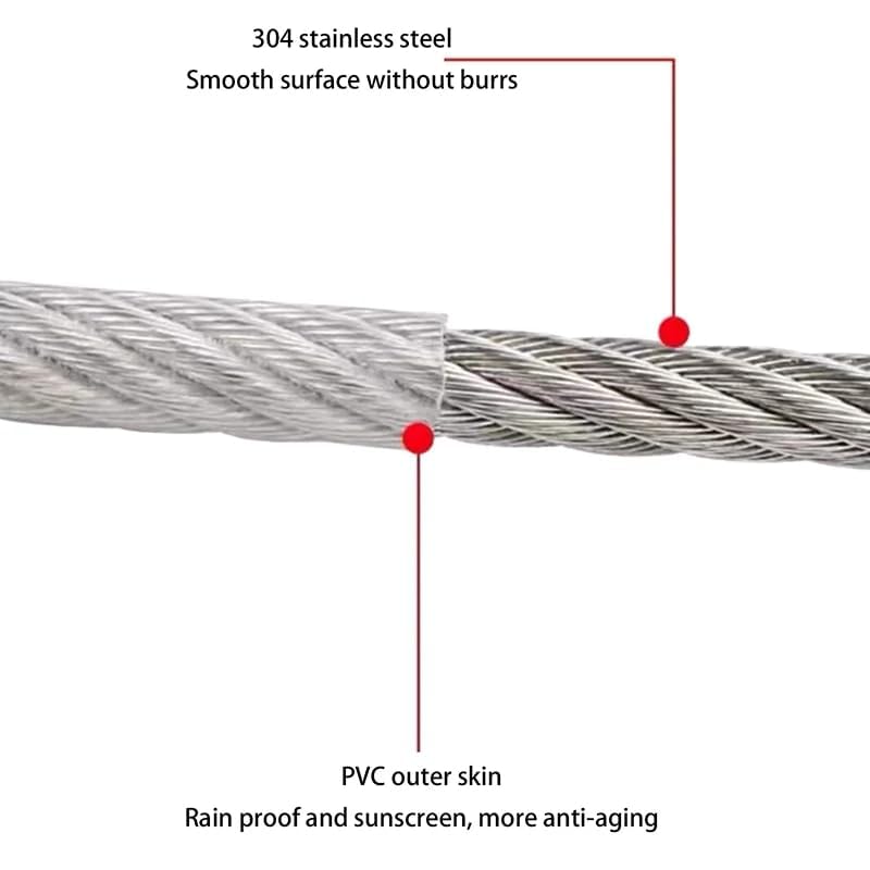 Stainless Steel Clothes Lines for Hanging Clothes Outside