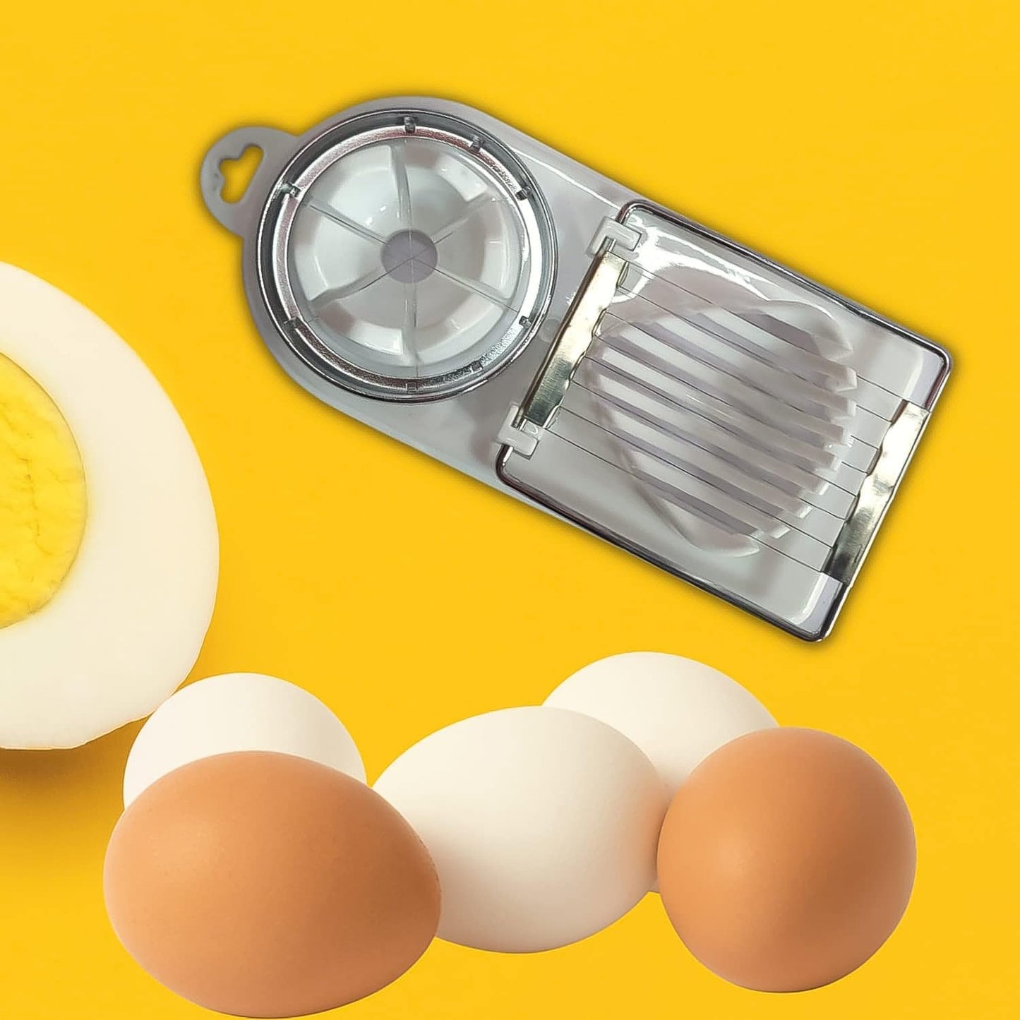 2-in-1 Egg Slicer and Cutter