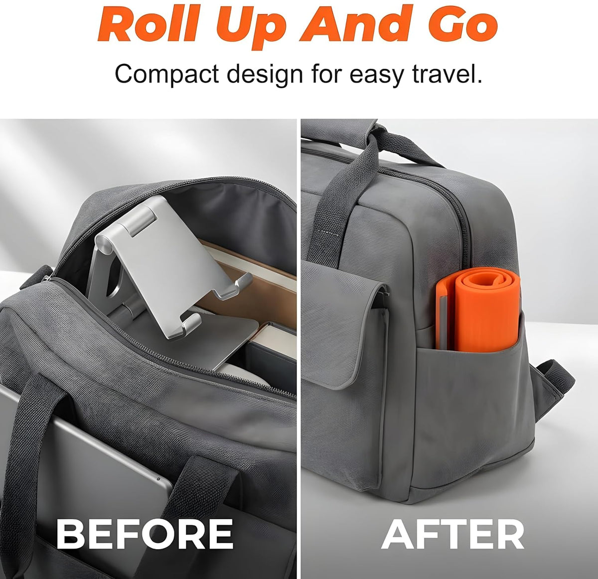 Portable Foldable Silicone Aluminum Phone Holder (MV-143)