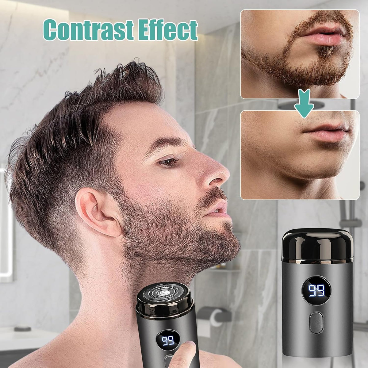 Portable Mini Shaver Electric Razor (MV-153)