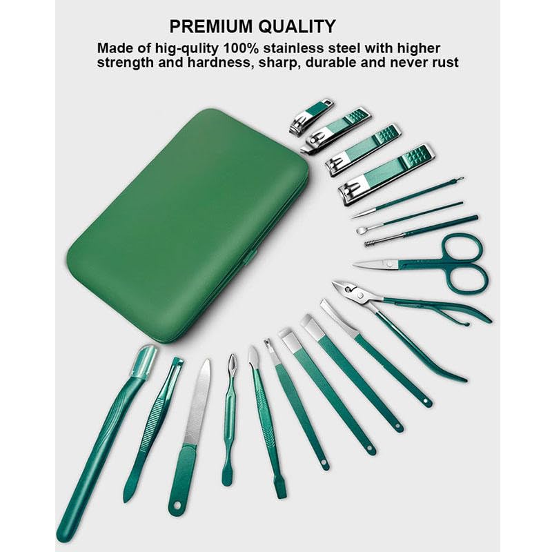 Stainless Steel Professional Manicure & Pedicure Kit