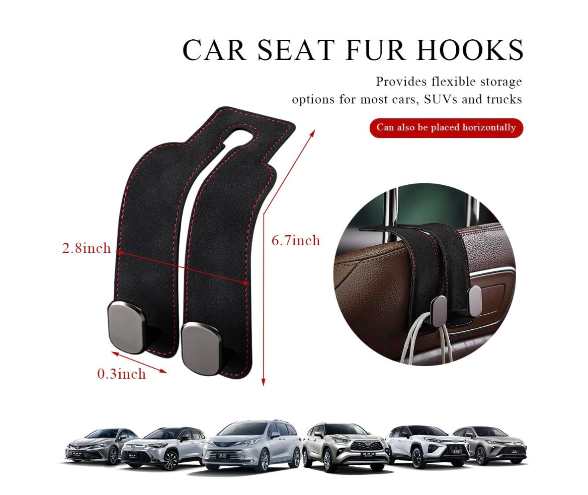 Carseat Headrest Hook Pack of 2