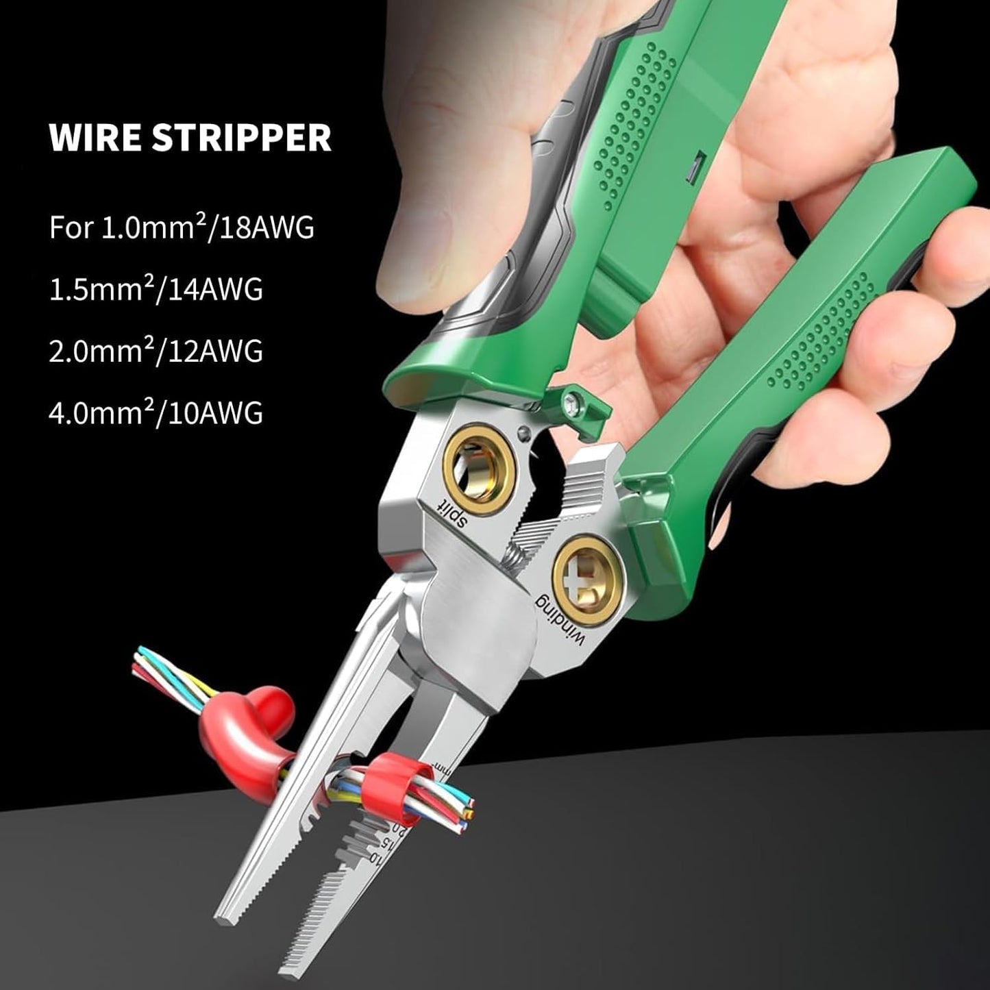Special Wire Stripper Twister with Electricity Measurement Function