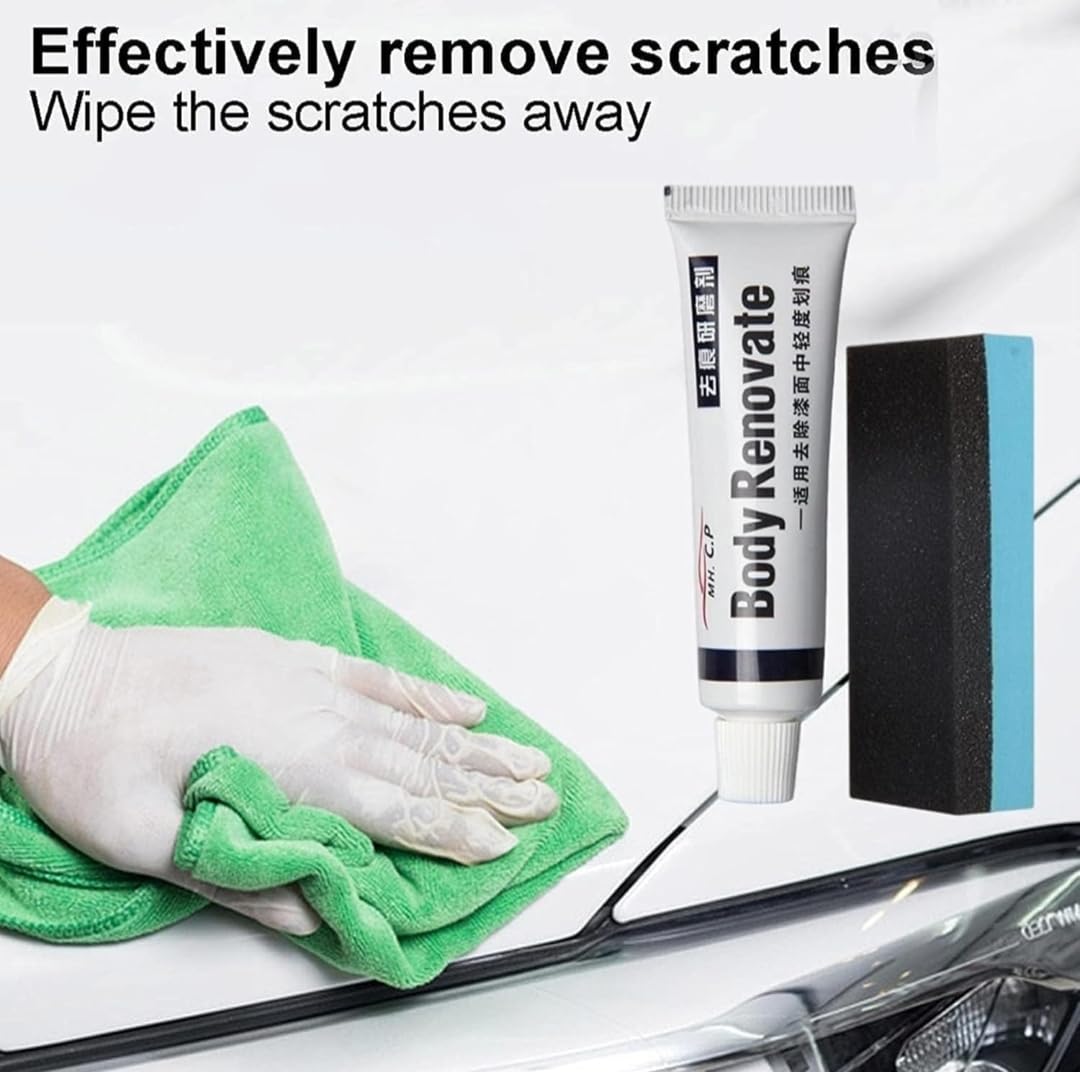 Car & Bike Body Scratch Remover & Repair Polishing Wax Kit, Pack of 1