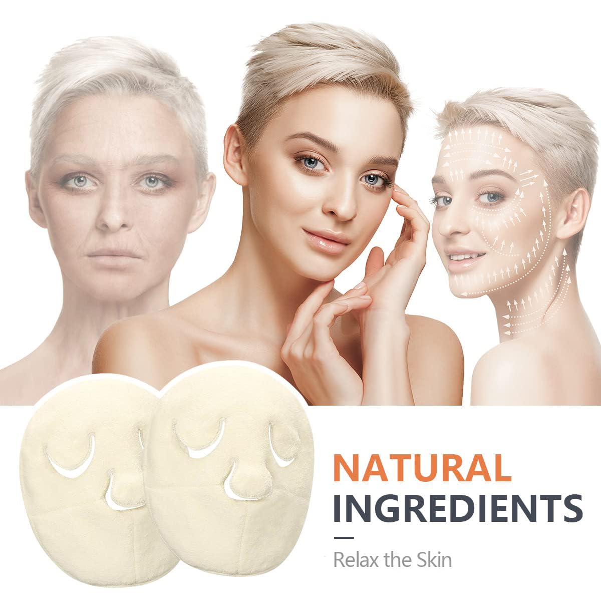 Face Steam Towel Mask – Hot & Cold Reusable Facial Compress for Deep Skin Care & Relaxation