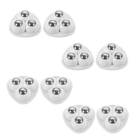 360° Furniture Moving Rollers (Pack of 4) – Self-Adhesive Heavy Duty Floor Sliders