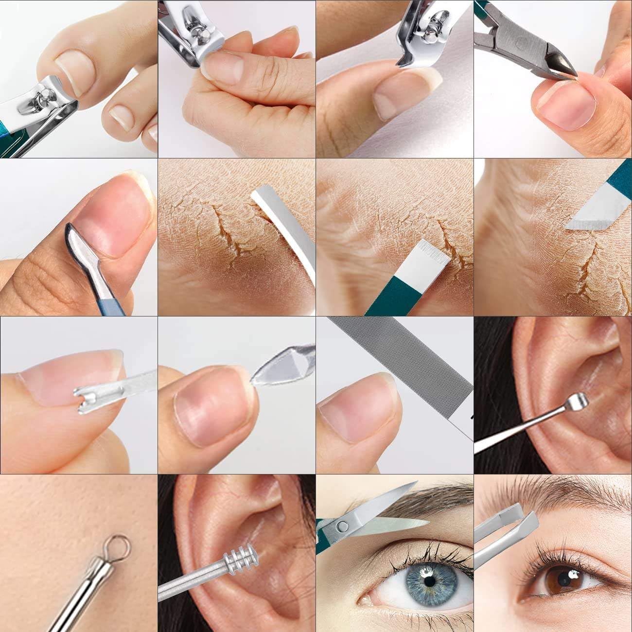 Stainless Steel Professional Manicure & Pedicure Kit