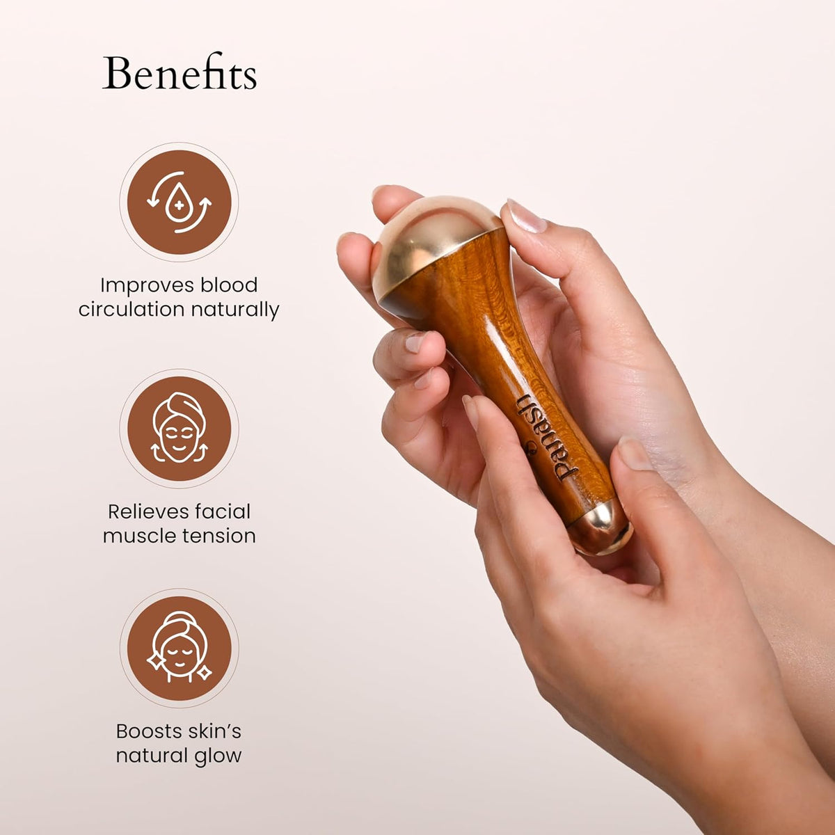 Kansya Glow Wand – Ayurvedic Face & Body Massager