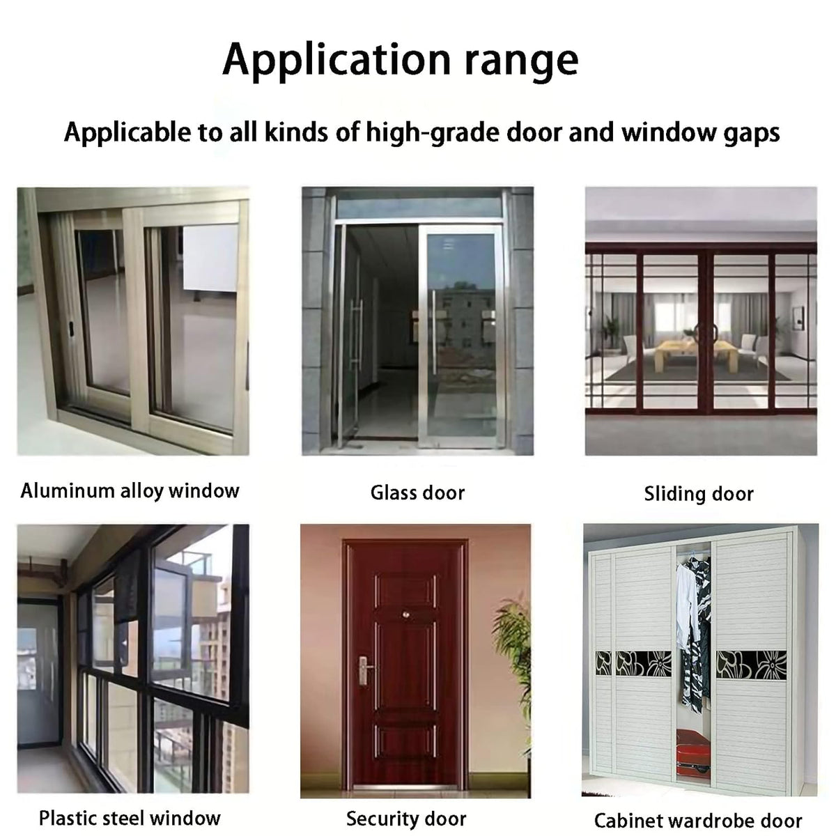 Self-Adhesive Door & Window Seal Strip – 10M Dustproof, Soundproof & Strong Adhesion, Grey