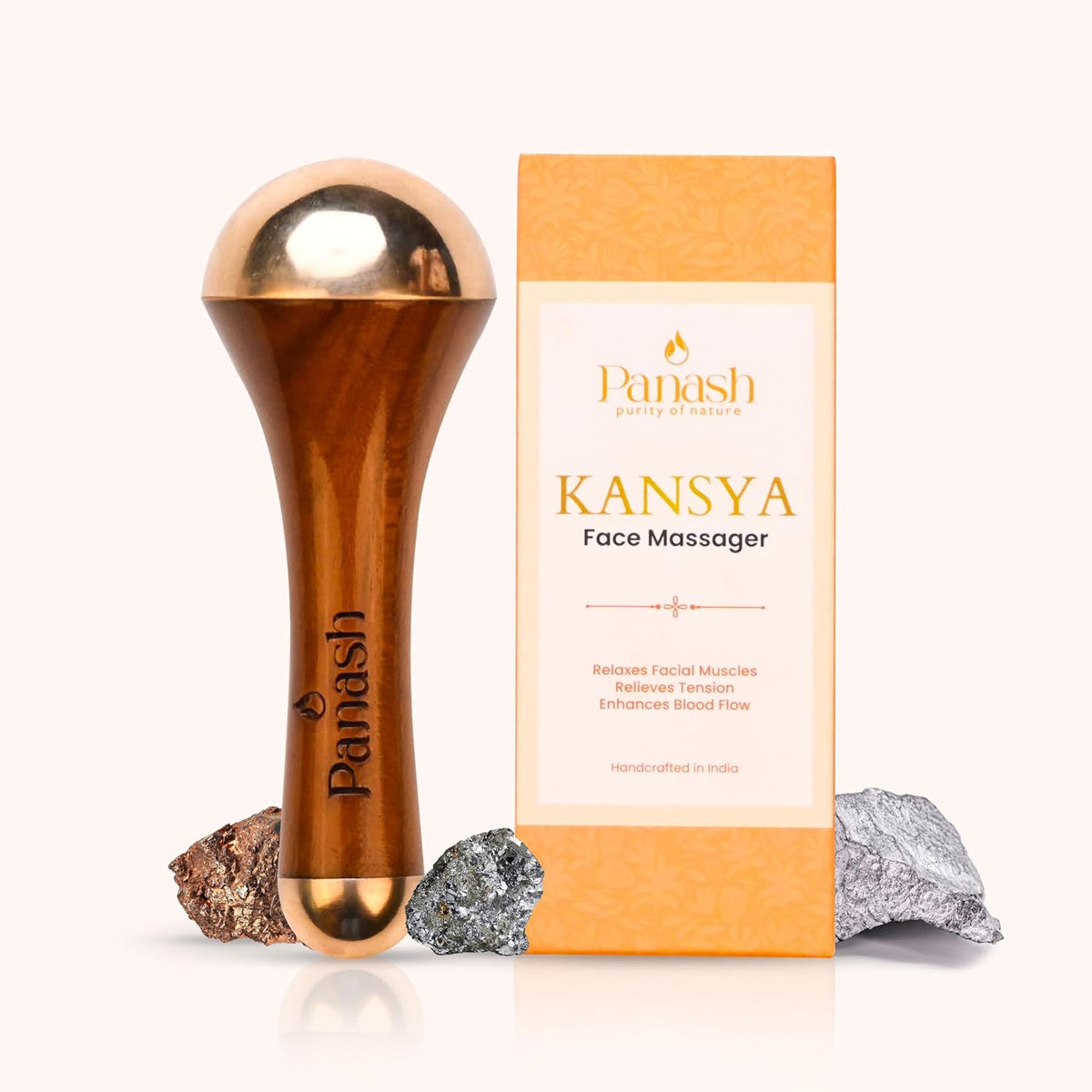 Kansya Glow Wand – Ayurvedic Face & Body Massager