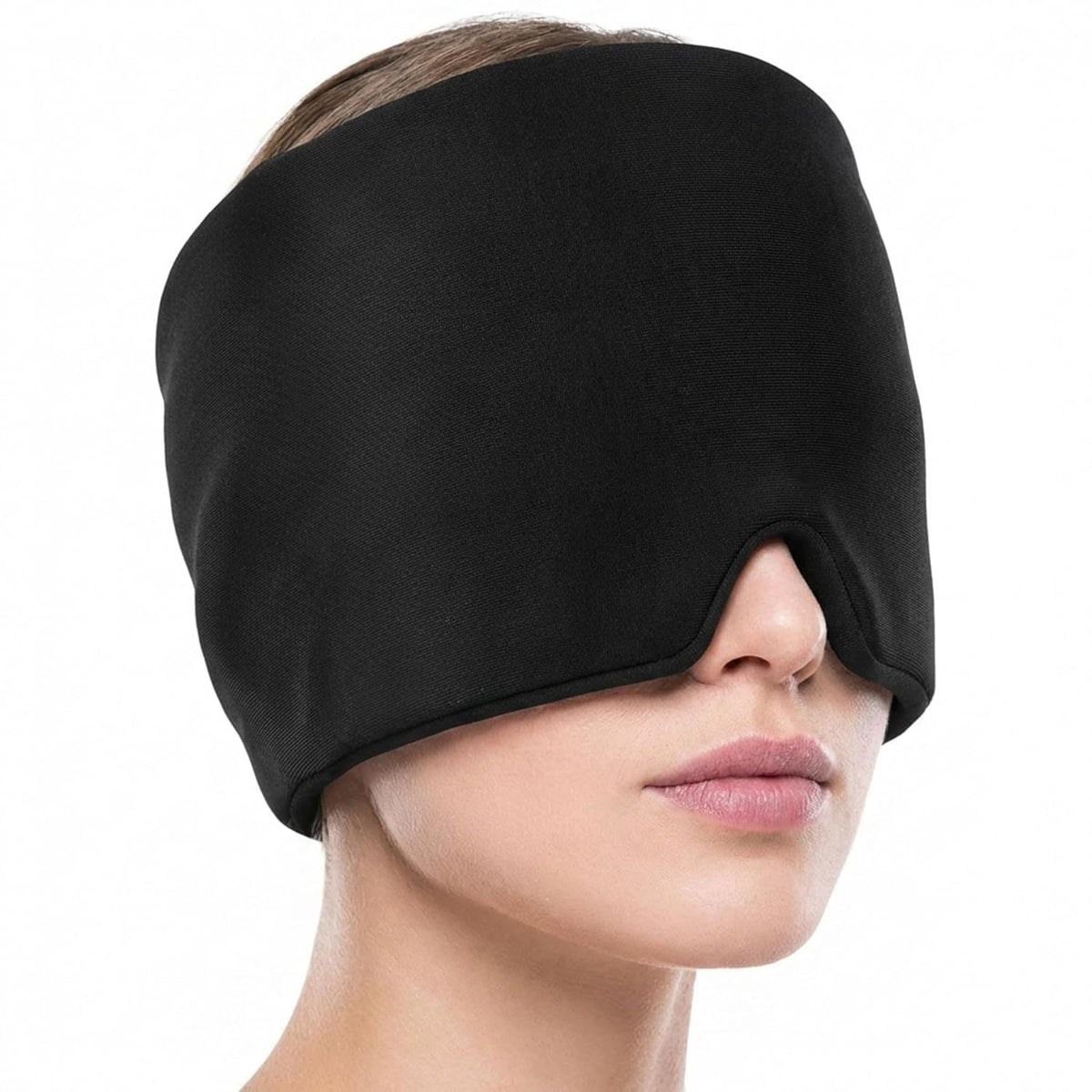 Migraine Relief Cap – Hot & Cold Gel Therapy Head Wrap for Headache, Sinus & Stress Relief, Reusable Design for Men & Women