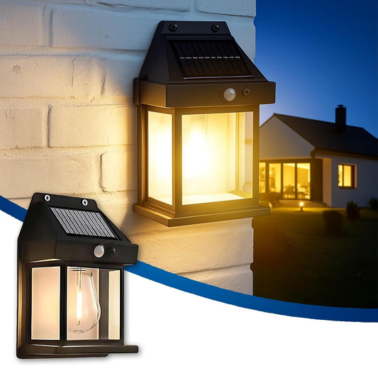 Sun-Powered Wall Light Outdoor with Motion Sensor