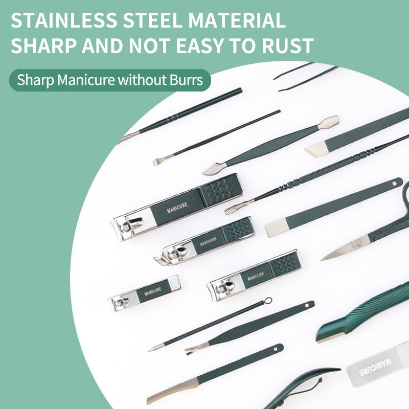 Stainless Steel Professional Manicure & Pedicure Kit