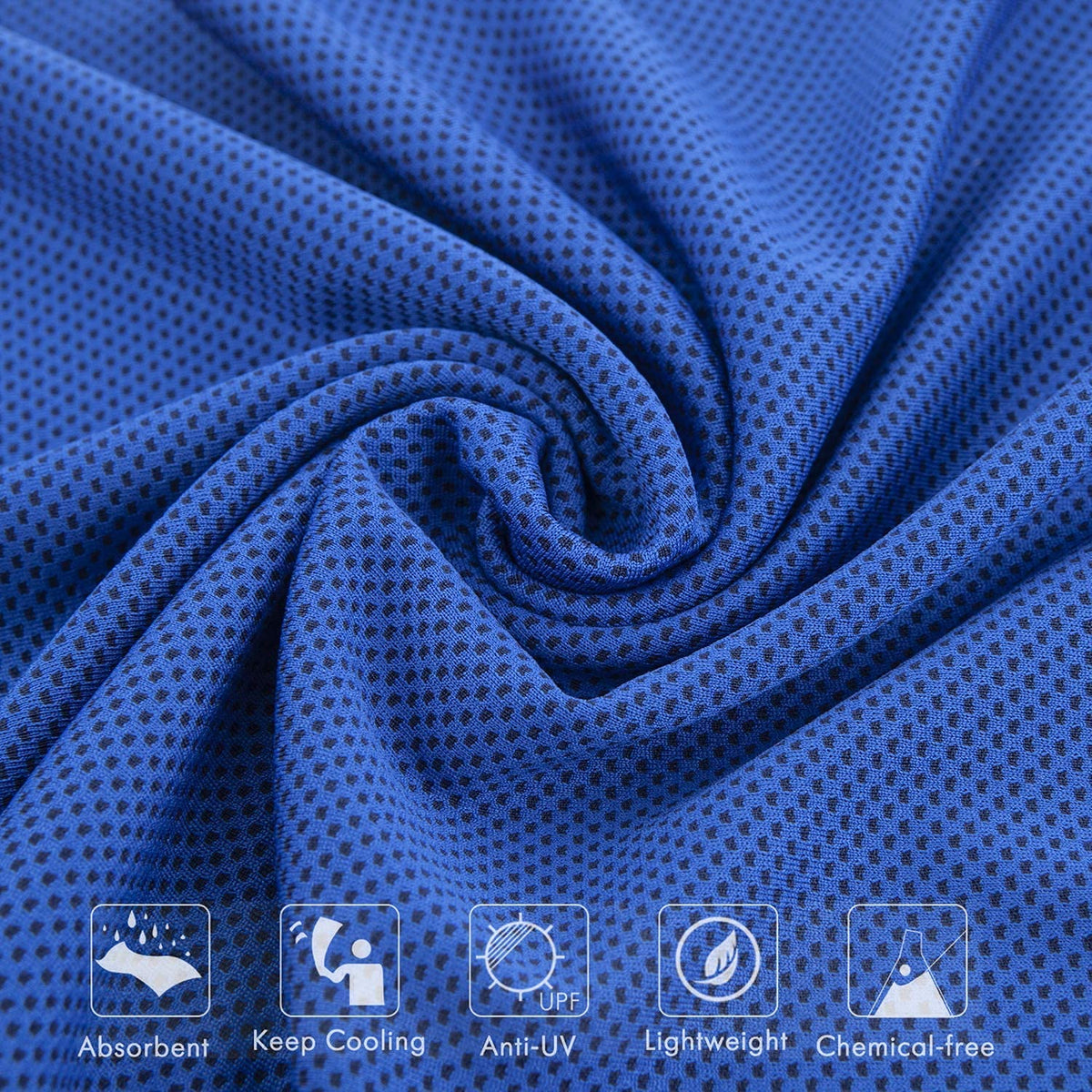 Cooling Towel – Microfiber Ice Towel for Gym, Running, Yoga, Golf, Camping & Outdoor Workouts, Soft & Breathable, Pack of 3