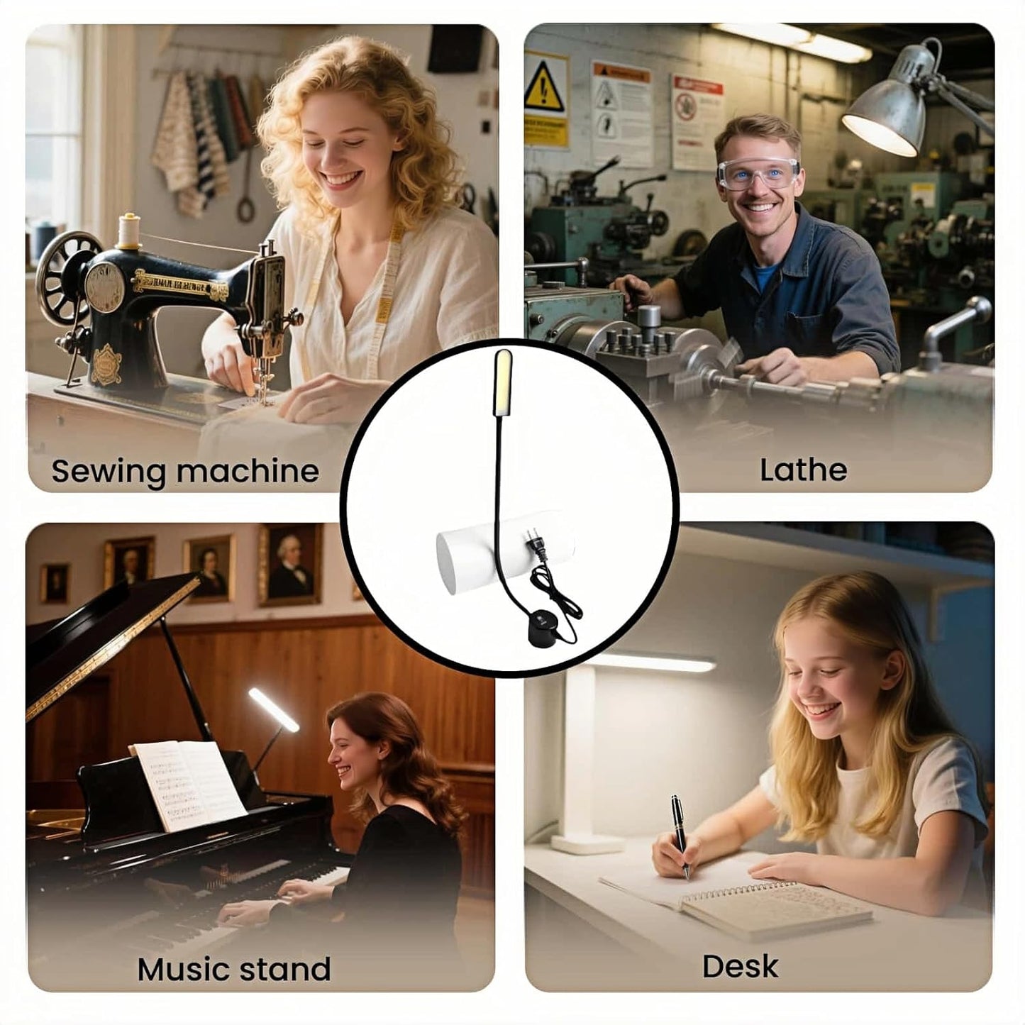 Sewing Machine Light with Super Strong Suction Base