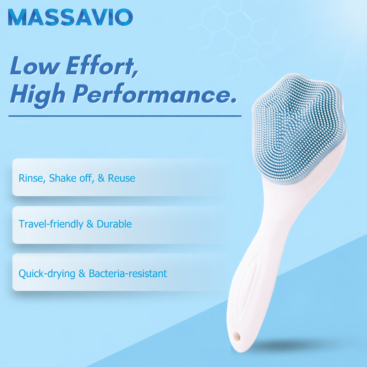 Silicone Face Brush for Daily Cleansing & Exfoliation