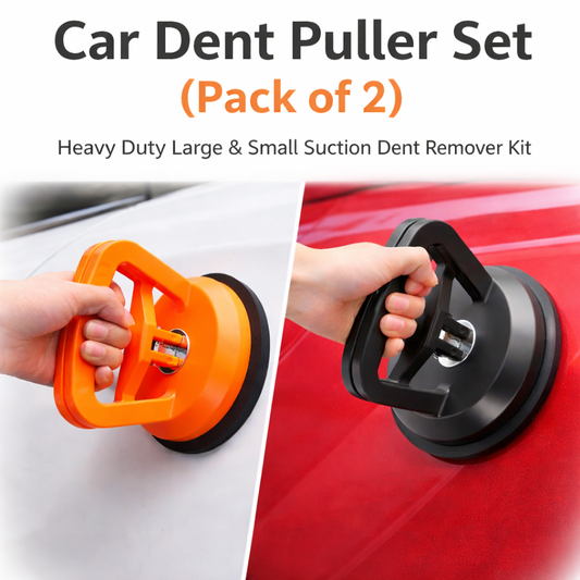 Car Dent Puller Set (Pack of 2) – Heavy Duty Large & Small Suction Dent