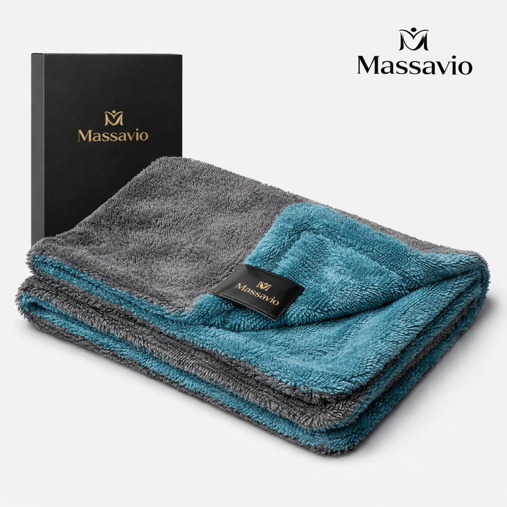 Premium Microfiber Car Cleaning Cloth | Scratch-Free & Ultra-Absorbent { Pack of 4 }