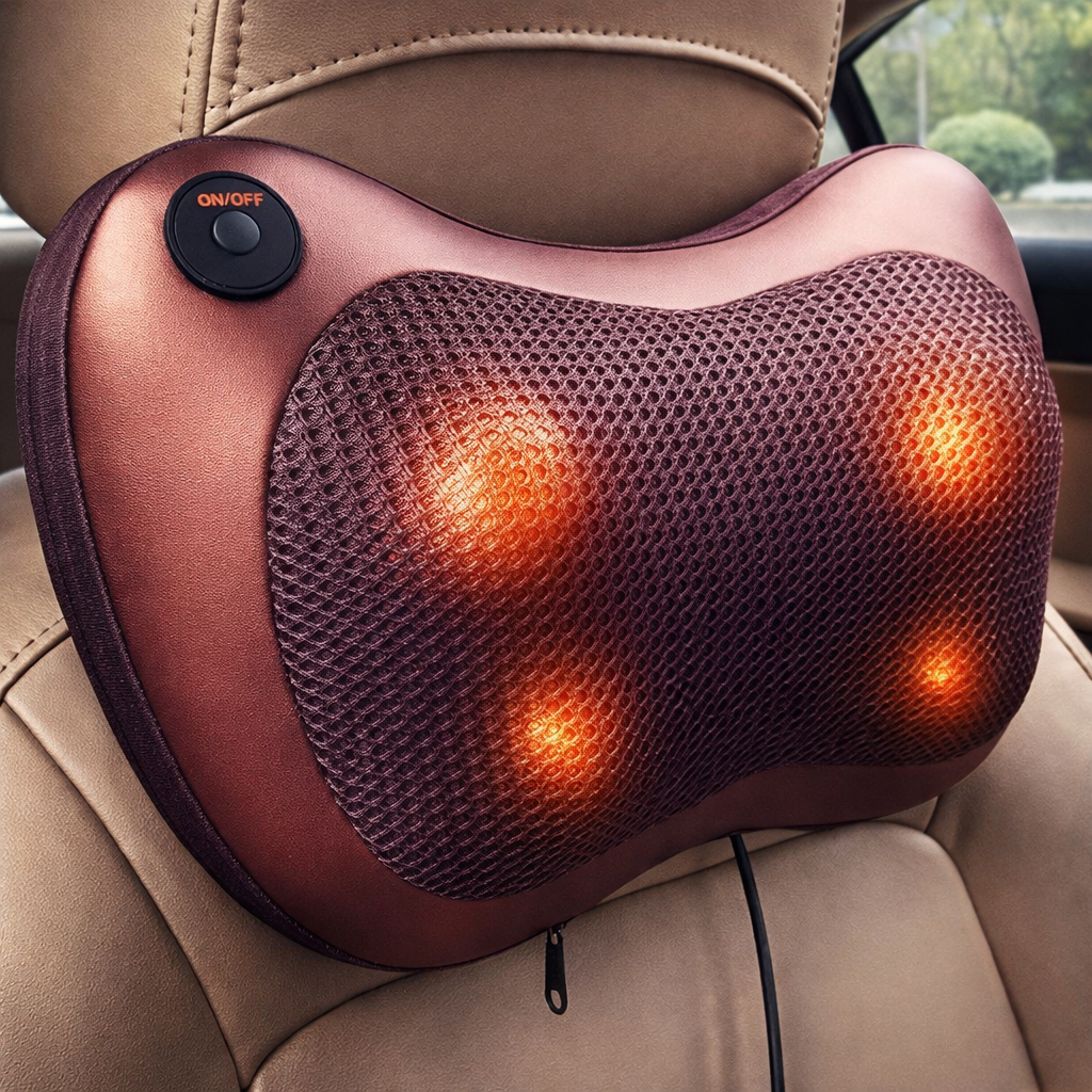 Car & Office Pillow Massager – Relax Anytime, Anywhere