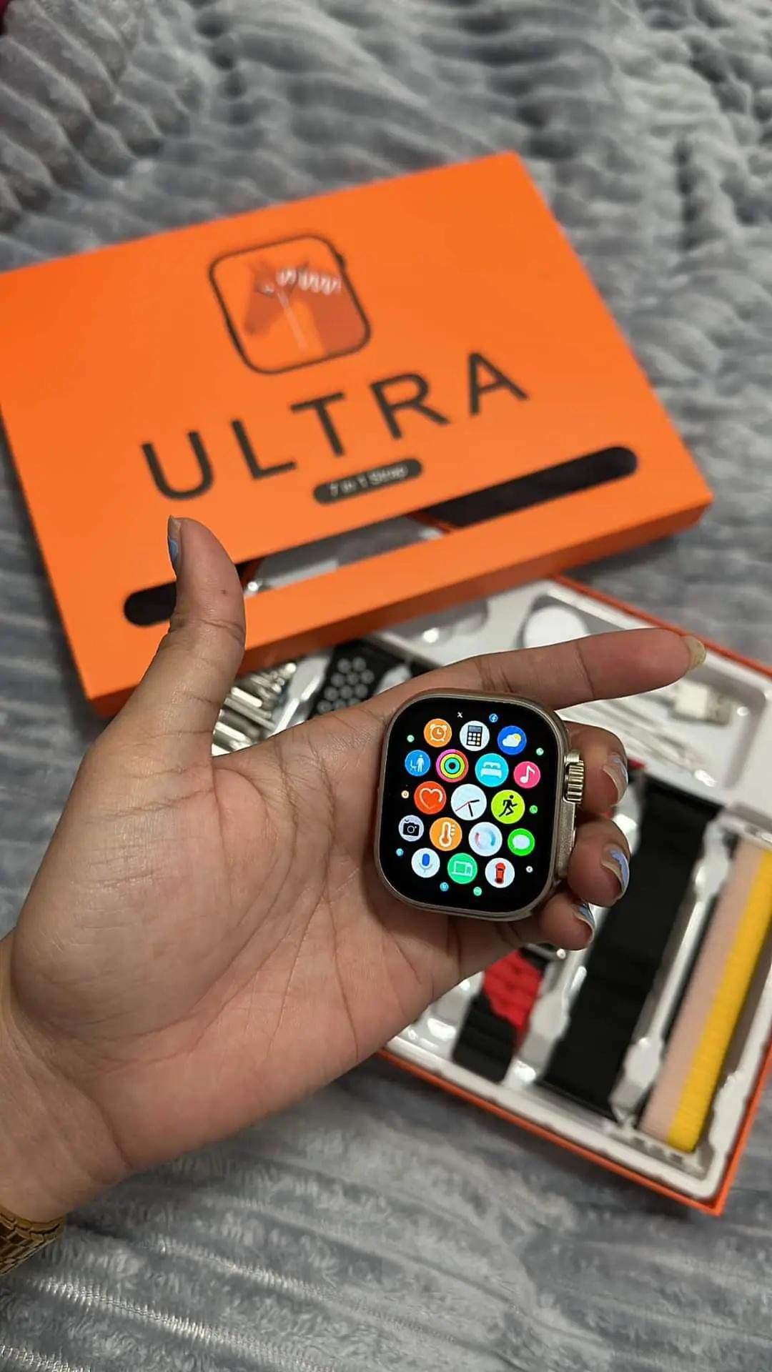 Ultra Smartwatch with 7 in 1 Strap