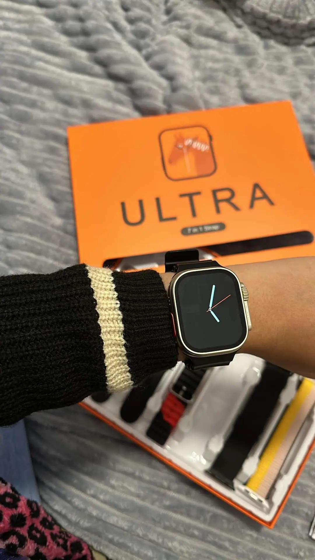 Ultra Smartwatch with 7 in 1 Strap